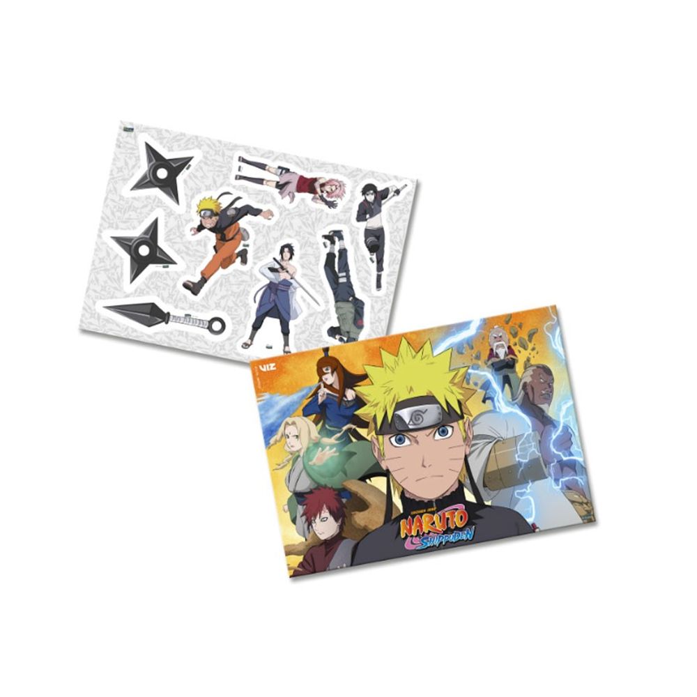 Kit Decorativo 2 Laminas Naruto